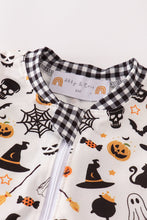 Load image into Gallery viewer, Halloween zip boy romper
