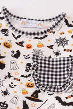 Load image into Gallery viewer, Halloween zip girl pajamas set
