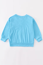 Load image into Gallery viewer, Blue halloween LIL BOO chenille patch boy top
