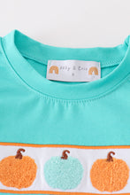 Load image into Gallery viewer, Pumpkin french knot boy set
