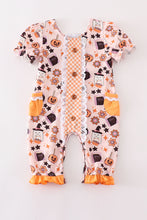 Load image into Gallery viewer, Happy halloween girl romper
