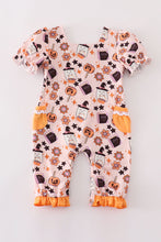 Load image into Gallery viewer, Happy halloween girl romper
