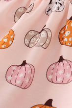 Load image into Gallery viewer, Pink pumpkin baby girl set
