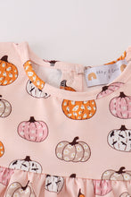 Load image into Gallery viewer, Pink pumpkin girl pants set
