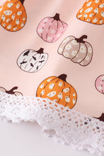 Load image into Gallery viewer, Pink pumpkin girl pants set
