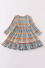 Load image into Gallery viewer, Green plaid mom&amp;me dress
