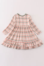 Load image into Gallery viewer, Green watercolor plaid mom&amp;me dress
