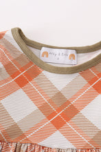 Load image into Gallery viewer, Khaki gingham mom&amp;me dress
