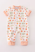 Load image into Gallery viewer, Clemson football baby boy romper
