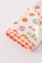 Load image into Gallery viewer, Clemson football baby boy pajamas set
