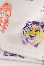 Load image into Gallery viewer, Purple geaux tiger girl pajamas set
