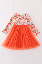 Load image into Gallery viewer, Pink pumpkin print tutu dress
