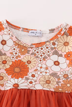 Load image into Gallery viewer, Brown floral print dress
