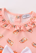 Load image into Gallery viewer, Orange character print tutu dress
