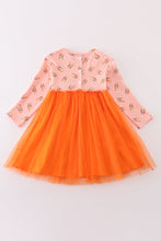 Load image into Gallery viewer, Orange character print tutu dress
