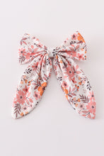 Load image into Gallery viewer, Floral print girl hair sailor bow
