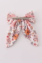 Load image into Gallery viewer, Floral print girl hair sailor bow
