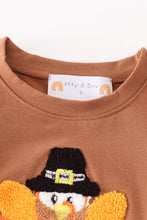 Load image into Gallery viewer, Brown turkey french knot boy set
