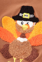 Load image into Gallery viewer, Brown turkey french knot boy set
