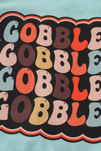 Load image into Gallery viewer, Thanksgiving gobble print boy top
