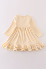 Load image into Gallery viewer, Cream ruffle girl dress
