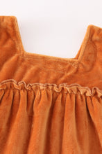 Load image into Gallery viewer, Caramel velvet mom&amp;me dress
