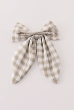 Load image into Gallery viewer, Grey girl hair sailor bow
