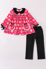 Load image into Gallery viewer, Pink barbie print girl pants set
