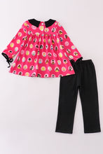 Load image into Gallery viewer, Pink barbie print girl pants set
