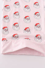 Load image into Gallery viewer, Pink christmas santa claus mom pajamas pants
