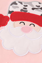 Load image into Gallery viewer, Camouflage christmas santa claus applique girl set
