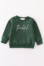 Load image into Gallery viewer, Forest thankful fleece mom&amp;me sweatshirt
