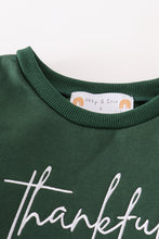 Load image into Gallery viewer, Forest thankful fleece mom&amp;me sweatshirt
