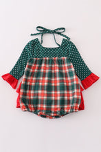 Load image into Gallery viewer, Forest merry christmas plaid girl bubble
