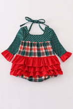 Load image into Gallery viewer, Forest merry christmas plaid girl bubble
