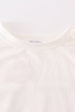 Load image into Gallery viewer, White merry christmas french knot women top
