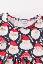 Load image into Gallery viewer, Christmas santa ruffle dress
