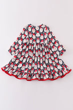 Load image into Gallery viewer, Christmas santa ruffle dress
