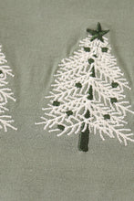 Load image into Gallery viewer, Sage christmas tree embroidery boy set
