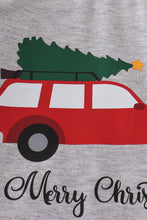 Load image into Gallery viewer, Christmas car tree print boy top
