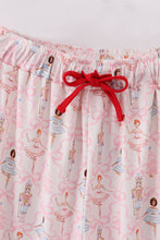 Load image into Gallery viewer, Red nutcracker print women pajamas pants
