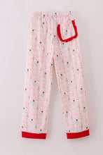 Load image into Gallery viewer, Red nutcracker print women pajamas pants
