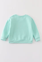 Load image into Gallery viewer, Mint nutcracker embroidery mom&amp;me fleece sweatshirt
