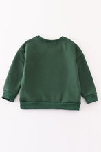 Load image into Gallery viewer, Green nutcracker embroidery mom&amp;me fleece sweatshirt
