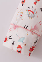 Load image into Gallery viewer, Christmas nutcracker print women gown
