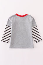 Load image into Gallery viewer, Grey farm applique boy top
