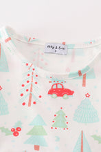 Load image into Gallery viewer, Christmas tree car print dress
