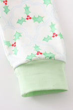 Load image into Gallery viewer, Green christmas holly boy jogger set
