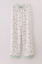 Load image into Gallery viewer, Sage duck print men pajamas pants
