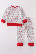 Load image into Gallery viewer, Blue christmas santa claus boy pajamas set
